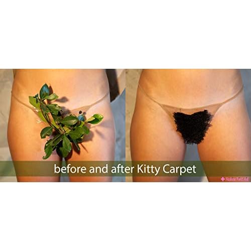 Kitty Carpet: Reusable Downstairs Toupee Merkin Wig ? Funny Gag Gift for Women & White Elephant Gift Exchanges (Lucky Shamrock Green)