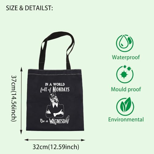 TV Show Merch Zipper Pouch Horror Movie Lover Gift TV Show Fans Gift TV Show Inspired Makeup Bag TV Show Fans Gift (Wed tote)