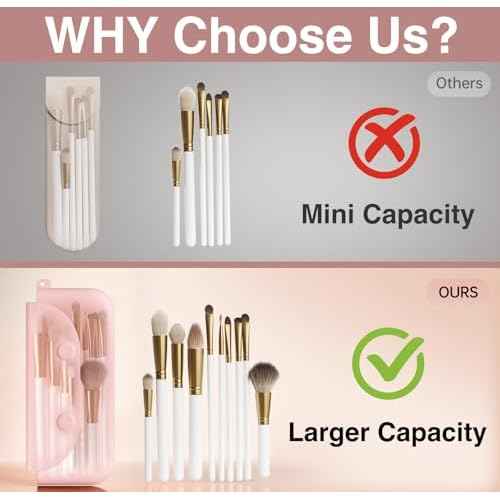 Silicone Makeup Brush Holder And Beauty Sponge Case, Travel Makeup Brush Case With Magnetic Closure, Makeup Sponge Holder 2 In 1 Stand Storage For Quick Drying Khaki