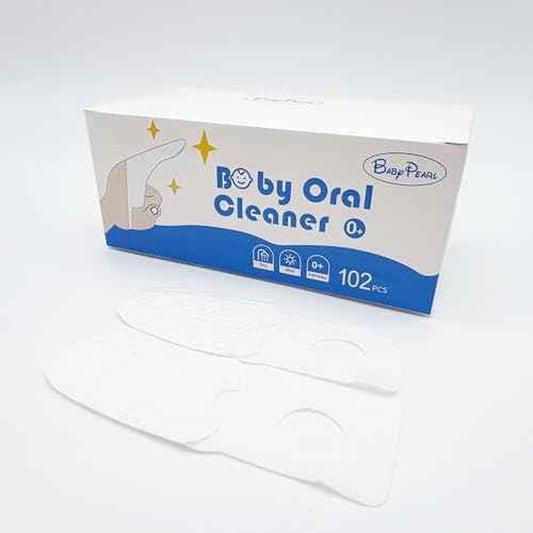 102PCS Baby Tongue Cleaner, Disposable Newborn Finger Toothbrush, Soft Gauze Baby Mouth Cleaner for Infant Gum Teeth Cleaning, Wet&Dry Mouth Cleaner for 0-36 Months Babies