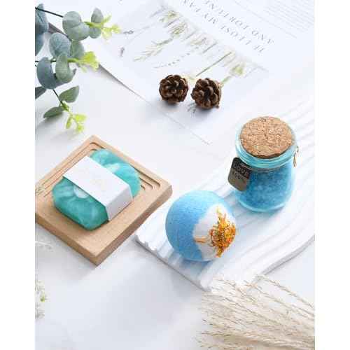 Birthday & Mother's Day Gift Basket - Relaxing Spa Set for Women, Unique Self Care Gifts for Mom, Sister, Friend, Wife or Teacher