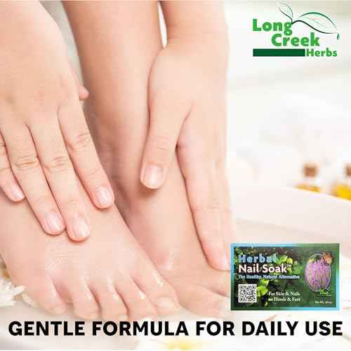 Nail Soak - 100% Natural Hand and Foot Soak for Ugly Nails and Dry Skin - Herbal Eucalyptus Peppermint Blend