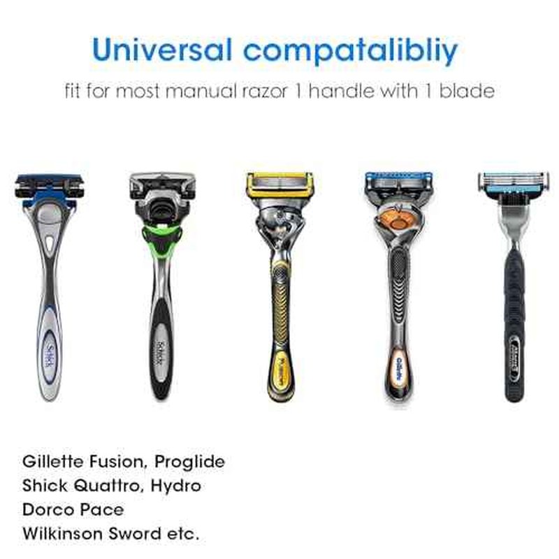 Nincha Manual Razor Travel Case Portable Plastic Manual Razor Trimmer Protector Black
