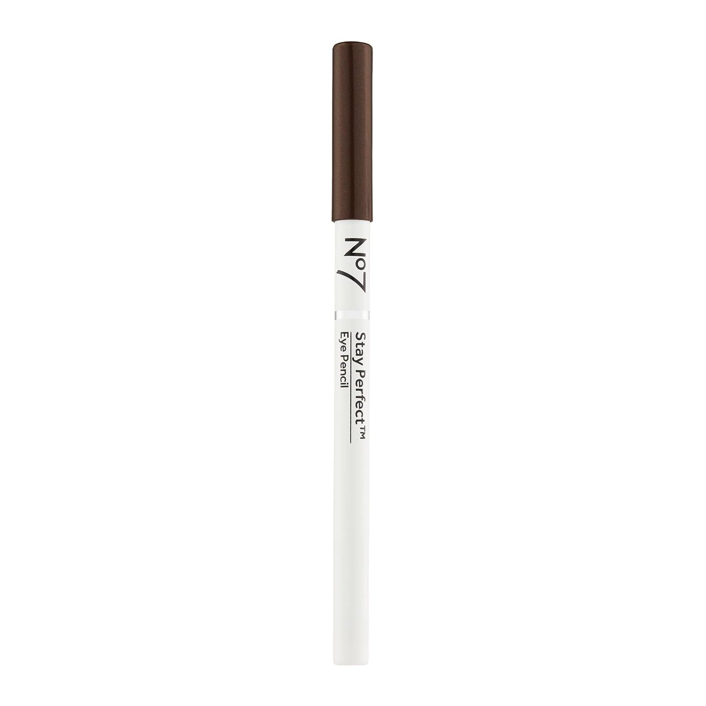 No7 Eye Pencil - Stay Perfect Precision Tip Eyeliner for Smooth, Waterproof Finish | Brown - 1g