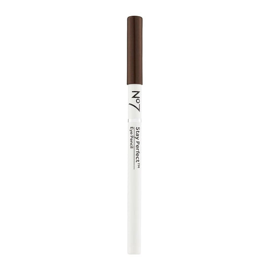 No7 Eye Pencil - Stay Perfect Precision Tip Eyeliner for Smooth, Waterproof Finish | Brown - 1g