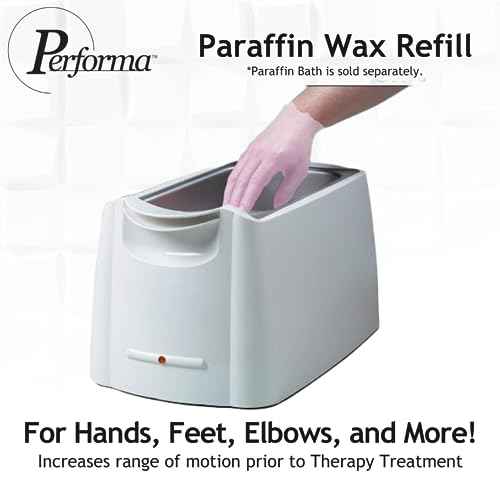 Performa Paraffin Wax Refill, 1 Pound Lavender Scented Beads, Case of 6, Paraffin Bath Wax, Medical Grade Paraffin Wax for Paraffin Bath, Wax Refill for Wax Bath, Good for Hands & Feet