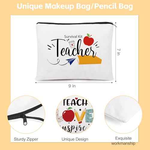 UAREHIBY 32 PCS Teacher Appreciation Gifts In Bulk, Teacher Gift with Makeup Bag for Women, Thank You Gifts for New Teachers,Christmas Gifts,Valentine Gifts