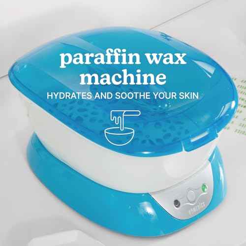 Homedics Paraffin Wax Machine for Hands - Hypoallergenic Hot Wax Hand Therapy Machine to Soothe and Moisturize Hands - Includes 3 Pounds of Wax and 20 Hand Liners