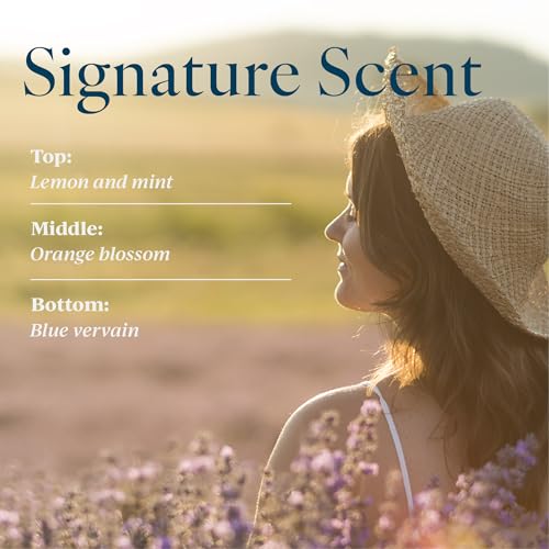 Provence Sante Natural Liquid Soap - Moisturizing Almond Oil Hand Soap with Lemon Vervain Scent - Elegant Pump Dispenser for Kitchen & Bath (16.9 oz)