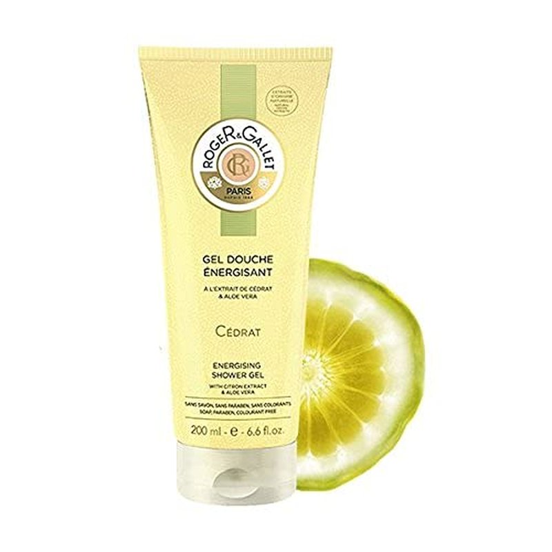 Roger & Gallet Body Wash - Citron Scented Shower Gel for Women | 6.6 Oz Tube