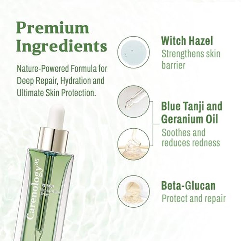 Carenology 95 RE BLUE Regenerating Serum 1.7 FL OZ/ 50ml