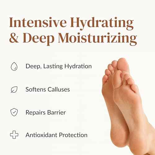 Epielle Hydrating & Moisturizing Hand & Foot Masks for Dry, Rough Skin, Self Care Gifts for Women, Spa Kit, Stocking Stuffers, Thanksgiving Essentials, 6 Moisturizing Gloves & 6 Moisturizing Socks