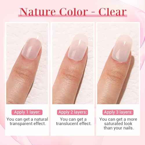AZUREBEAUTY Nail Repair Kit Transparent Crystal for Broken Cracked Split Weak Nails, Ideal Solution Emergency Easy Quick Fix Dip Powder 28 g 1 Oz Quick-Drying Repair Glue 10 ml Nail File Nail Buffer