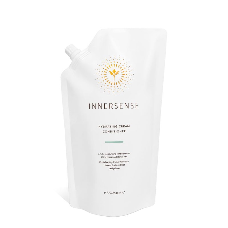 INNERSENSE Organic Beauty - Natural Hydrating Cream Conditioner | Non-Toxic, Cruelty-Free, Clean Haircare (32 oz Refill Pouch)