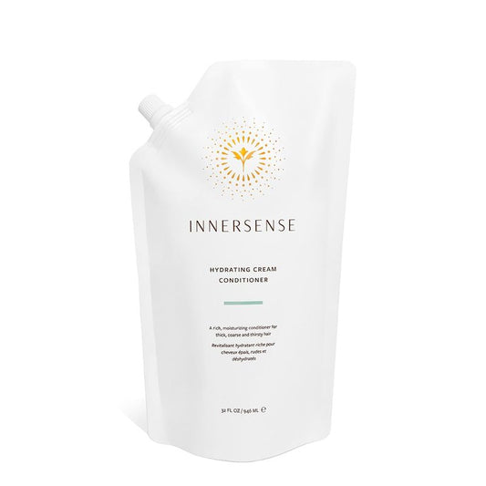 INNERSENSE Organic Beauty - Natural Hydrating Cream Conditioner | Non-Toxic, Cruelty-Free, Clean Haircare (32 oz Refill Pouch)