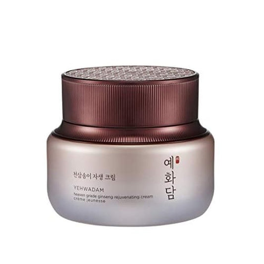 The Face Shop Yehwadam Heaven Grade Ginseng Rejuvenating Cream | Gentle & Low-Irritant Formula for Instant Face Anti-Aging Effects | Naturally Derived for Eye Skin Brightness, 1.69 Fl Oz