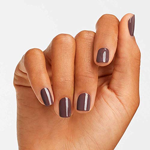 OPI Nail Lacquer Nail Polish | Opaque Dark Brown Cr?me Chip Resistant Nail Polish | Fast Drying, Streak Free