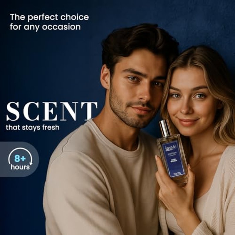 Instyle Fragrances Platinum Collection Dark Woods, Premium Unisex Eau de Parfum, CLEAN, Vegan, Paraben-Free, Never Tested on Animals, 3.4 Fluid Ounces