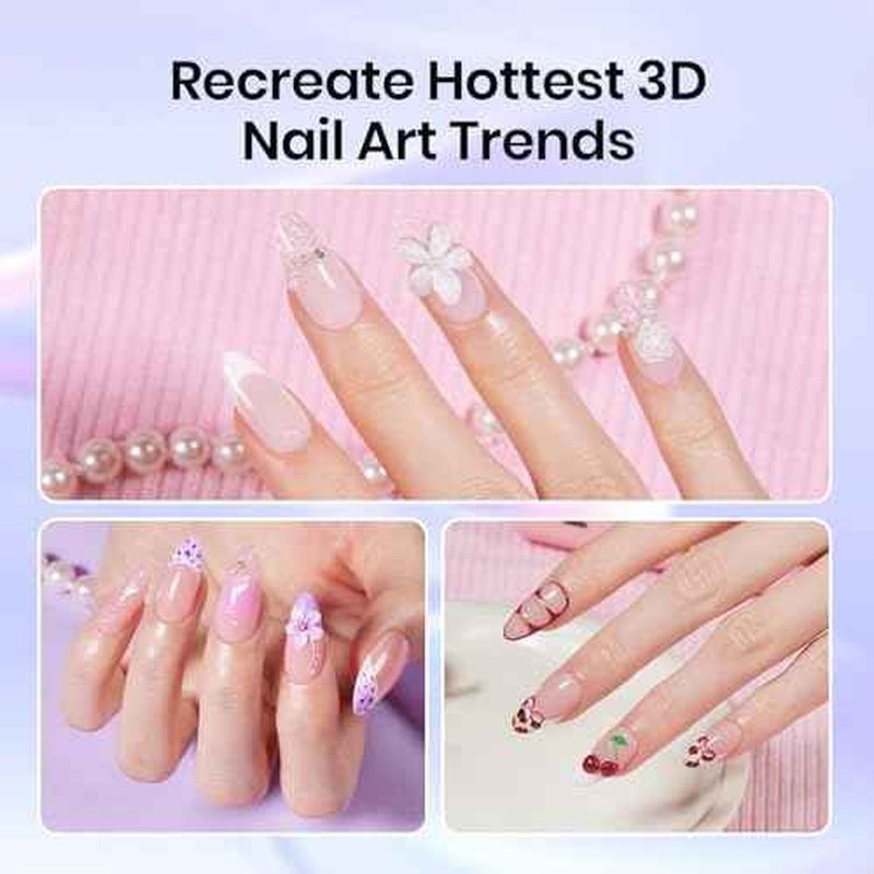 Beetles 5PCS Nail Art Dotting Tools Nail Art Sculpture Pen, Dual-Head Resin Nail Art Tools, Carving Drawing Tool, Silicone Brushes Set Pottery Clay Sculpting Tools Modeling Painting Tool DIY Art