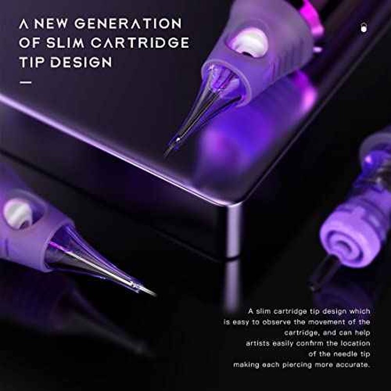 Mast Tattoo Cyber Tattoo Cartridges Needles Disposable 20 Tattoo Needles Round Liner Super Bugpin 1003RL