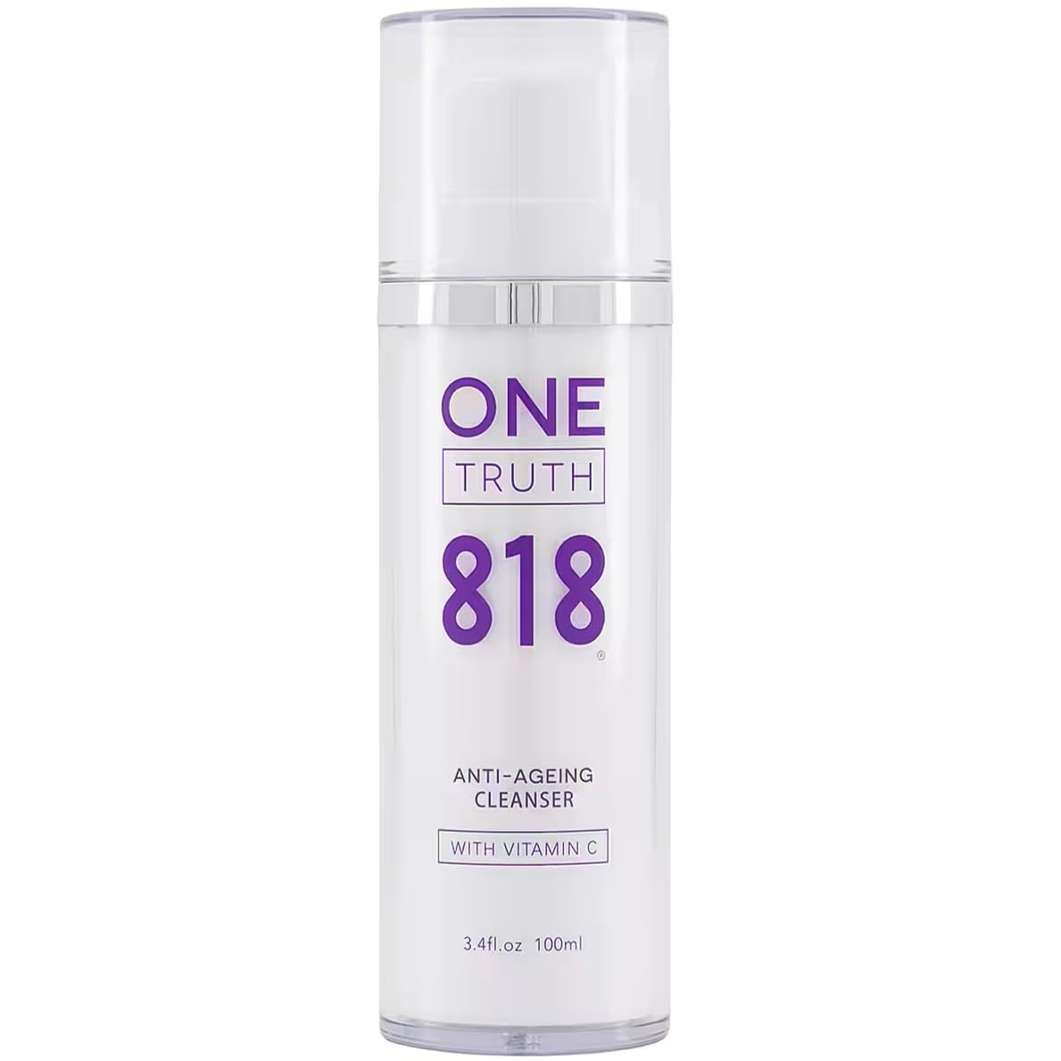 One Truth 818 Anti-Aging Cleanser - Gentle, Non-irritating Organic Barrier Protecting Face Wash, Brightening with Vitamin C & Antioxidants |