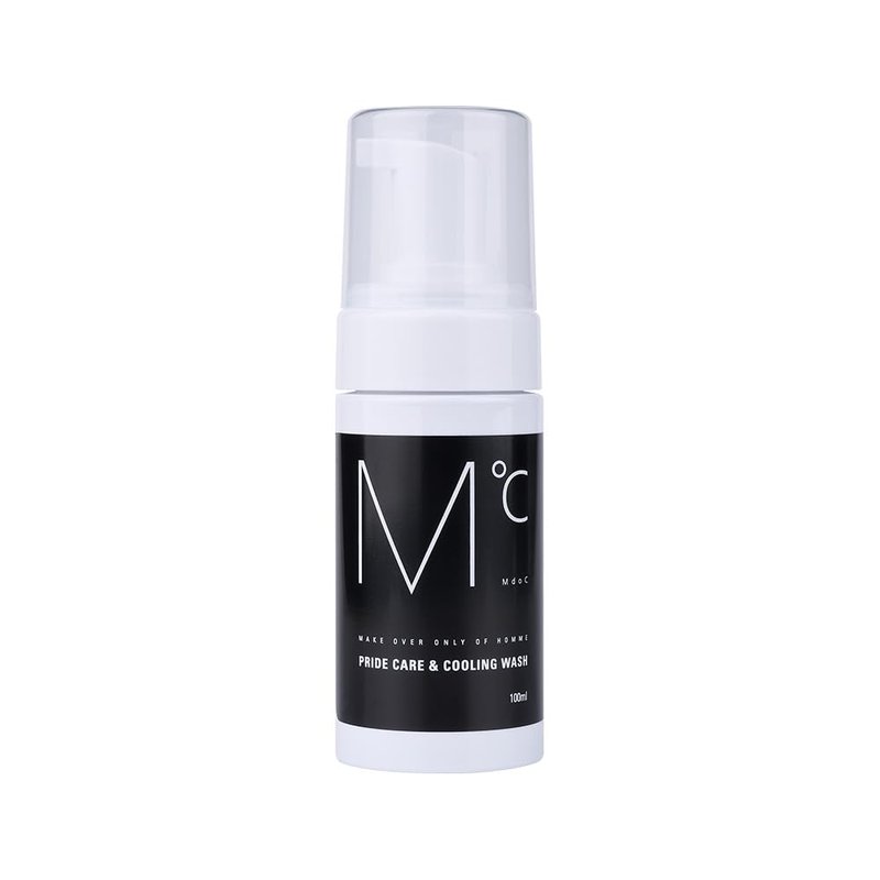 Mdoc Men’s Intimate Wash, Cooling Intimate Foam Cleanser with Menthol & Peppermint, Gentle Daily Care for Sensitive Skin, 100ml