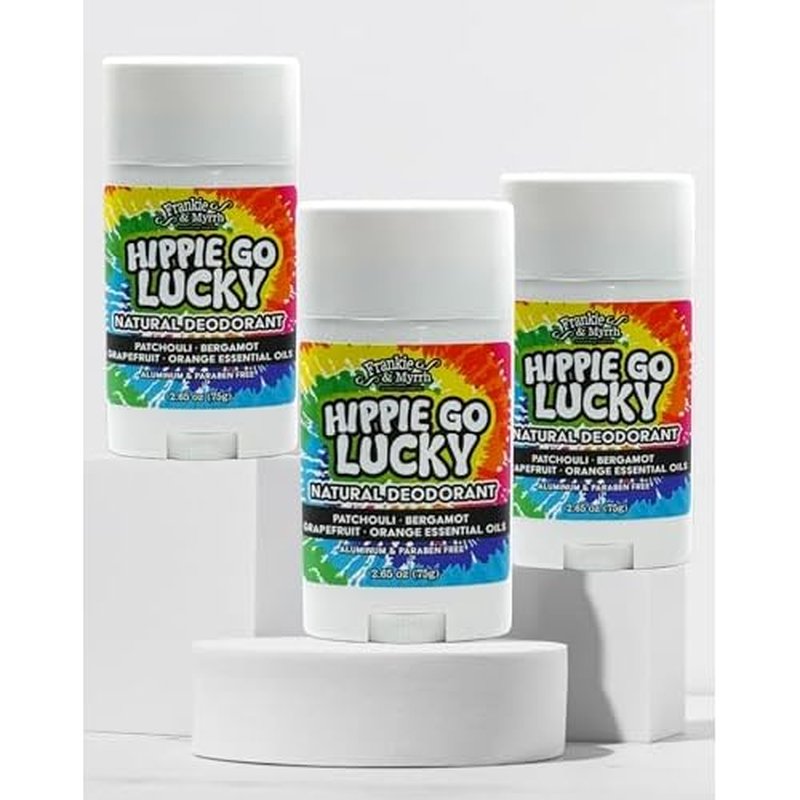 Frankie & Myrrh 3 pack Hippie Go Lucky Natural Deodorant