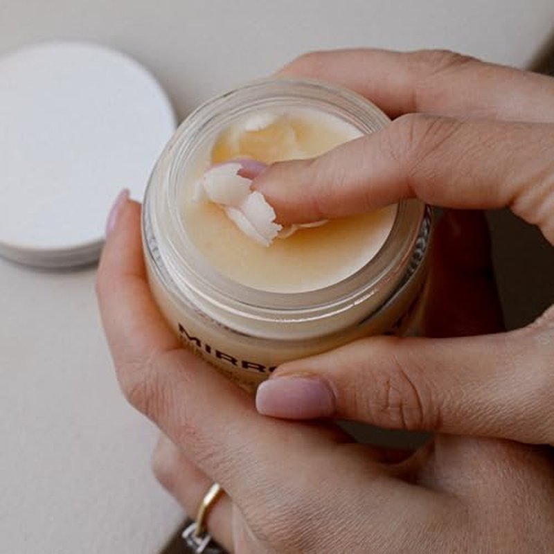 MIRROR WATER - Rub Solid Balm | Nourishing, Moisturizing, Protecting | Creamy Shea Butter | Vegan, Cruelty-Free | Sulfate + Phthalate + Paraben Free (1.69 fl oz | 50 mL)