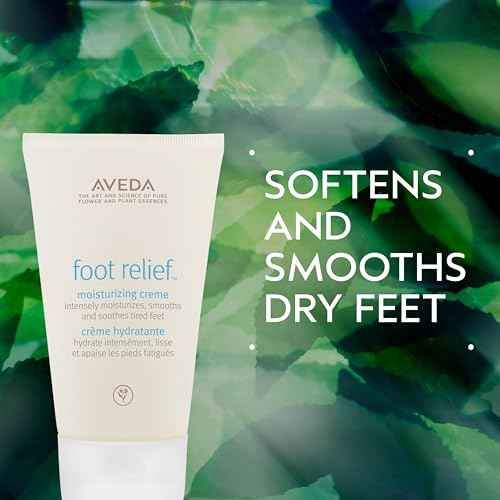 Aveda Foot Relief Moisturizing Creme | Exfoliates, Softens & Smooths Dry Feet | with Jojoba, Peppermint, Tea Tree, Castor Oils, 4.2 Fl Oz