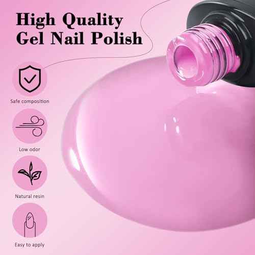 Gel Nail Polish Kit with UV Light, ARCWEISSO 36 Colors Gel Nail Polish Set with Base and Matte&Glossy Top Coat Soak Off All Season Nail Set Manicure Tools Gift for Women