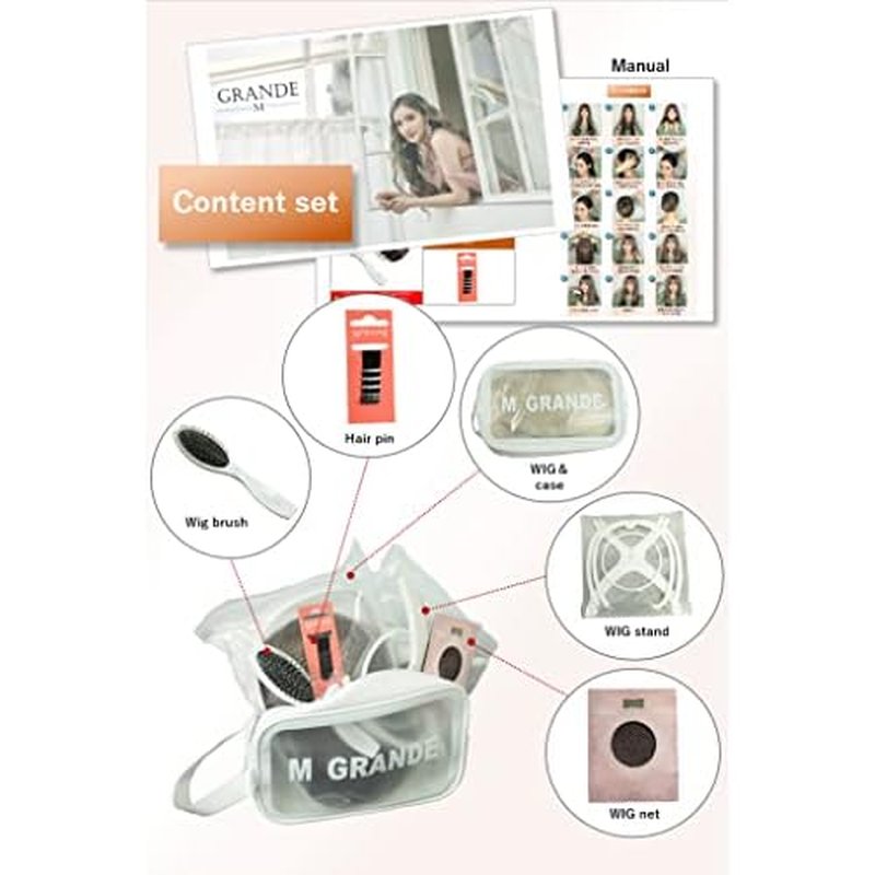 MGRANDE wig premium line ¡¼ active top stylist produce ¡½ 6 items set inner color line women's original wig semi-long small face effect£¨mix beige bob DY33C£©