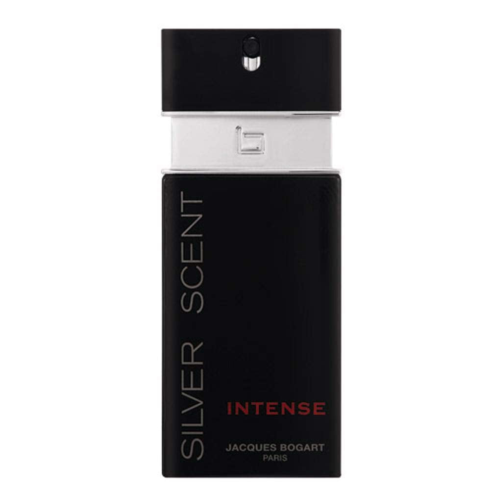 Jacques Bogart Silver Scent Intense Men’s Eau De Toilette Spray - 3.33 Oz | Long-Lasting Fragrance