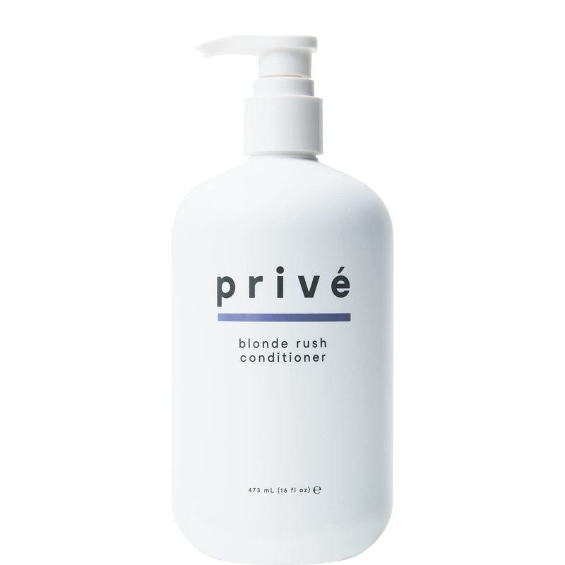Blonde Rush Hair Conditioner - Purple Color Depositing Formula for Blonde, Silver & Highlighted Brunette Hair - Hydrates & Neutralizes Brassiness | 16 oz