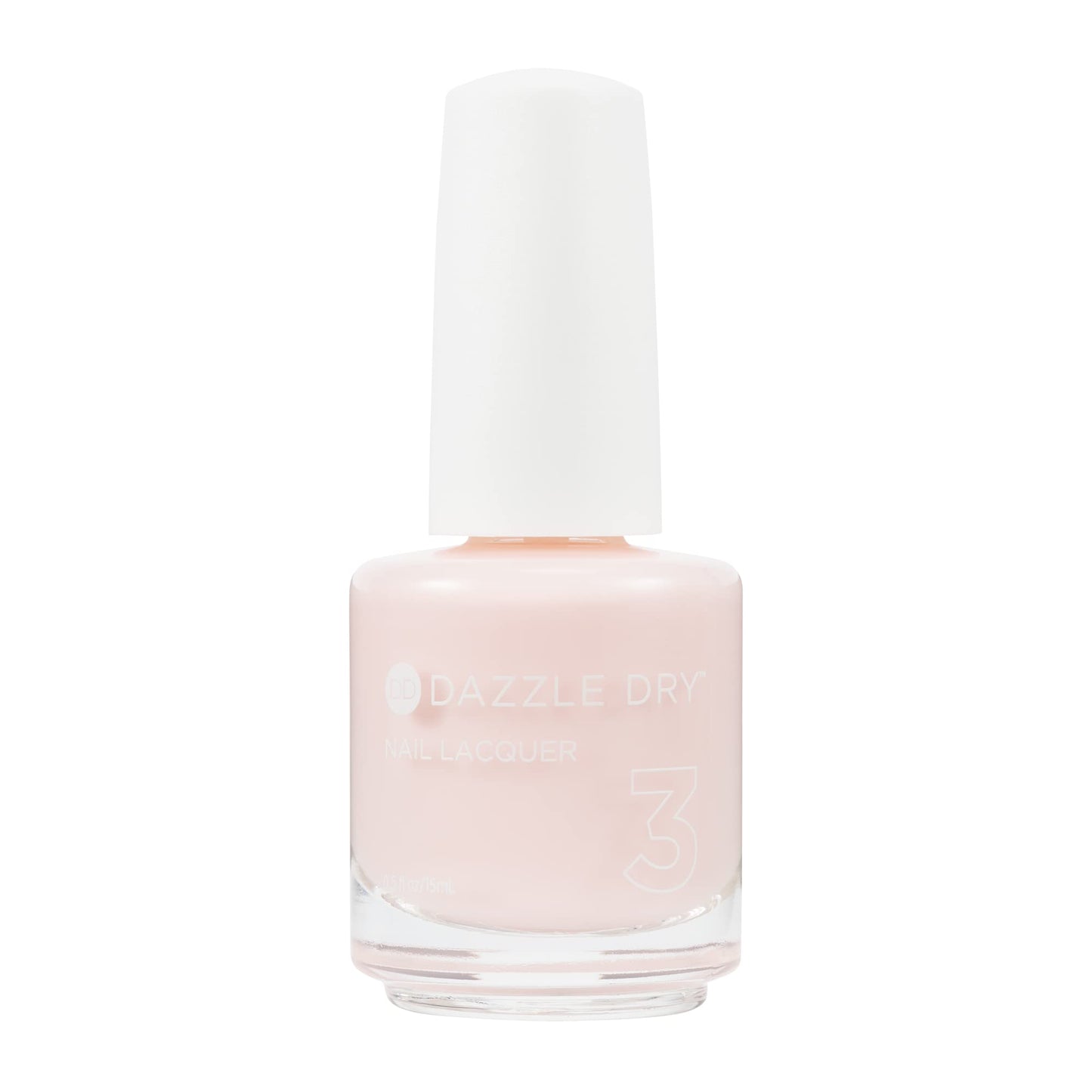 Dazzle Dry Nail Lacquer (Step 3) - Truth - A semi-sheer pale Himalayan salt pink. (0.5 fl oz)