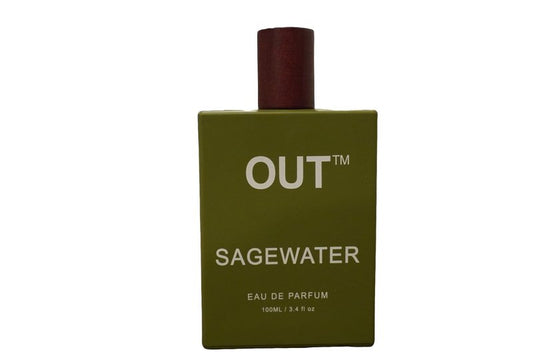 Sagewater OUT Eau de Parfum, Men's Fragrance, Woody Scent with Sagebrush, Pine, and Amber Notes, Rugged yet Refined