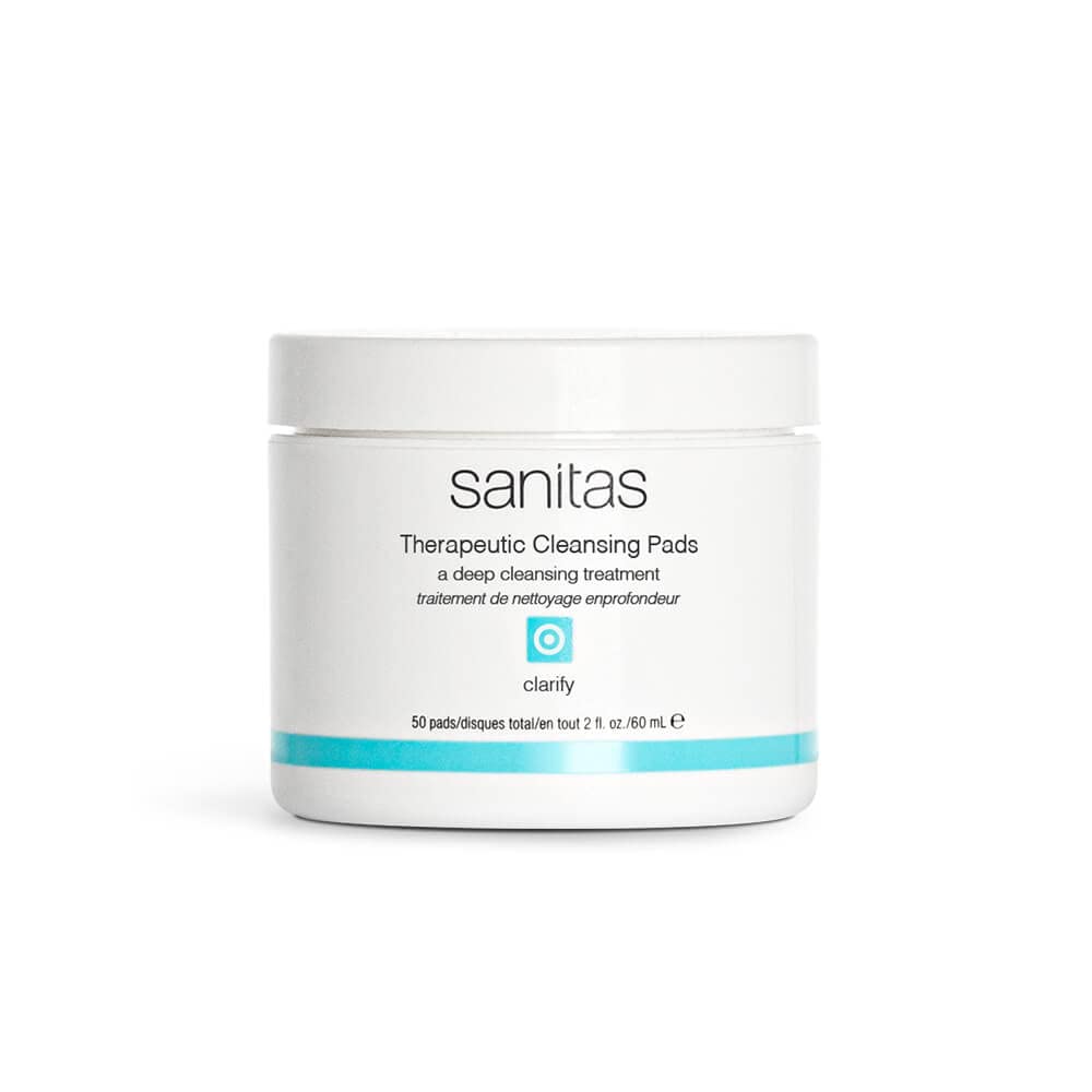 Sanitas Therapeutic Cleansing Pads, Salicylic Acid, Niacinamide 50ct