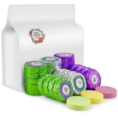 Shower Steamers Multi-Quantity Packed (45PCS) Women/Men Gift Set?Lavender, Verbena, Eucalyptus Aromatic Shower Bombs, Individually Wrapped Tablets for Mother's Day & Anniversaries