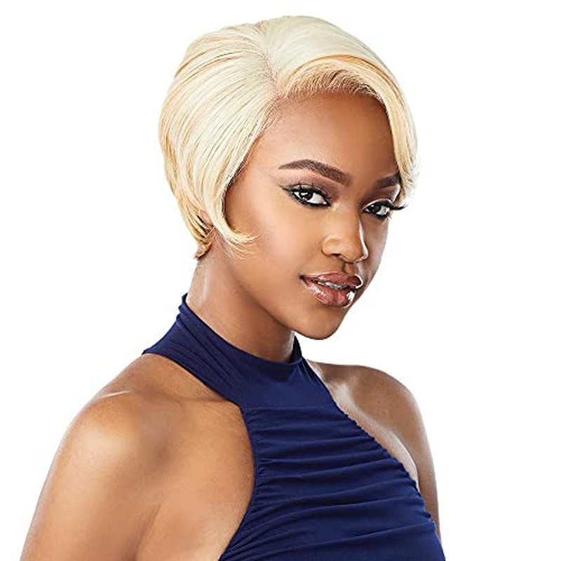 Sensationnel What Lace 13X6 Wigs - Keshona Lacefrontal Hand Tied Glueless Synthetic With Natural Density Preplucked Hairline (1B OFFBLACK)