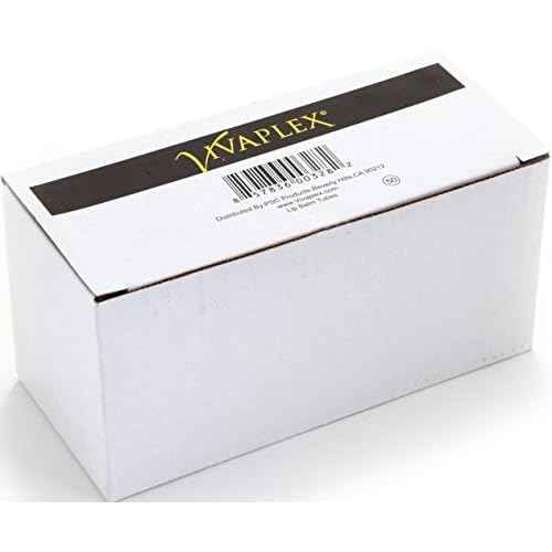 Vivaplex 50, Clear, Empty, 5.5 ml Lip Balm Tubes with White Caps