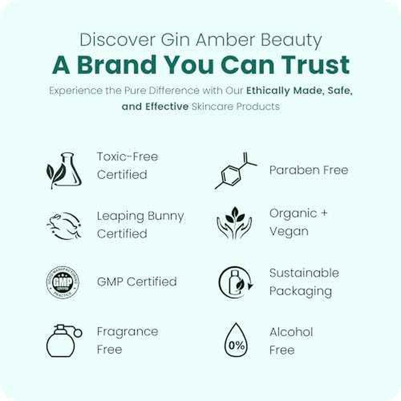 Gin Amber Beauty Mineral Tinted SPF 25 - Toxic Free Face Sunscreen and BB Cream for Women with Sensitive Skin - Revolutionary Zinc Oxide Formula - Improves Fine Lines and Uneven Skin Tone