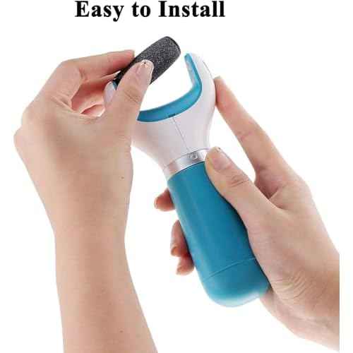 12 Extra Coarse Replacement Roller Refill Heads Compatible with Amope Pedi Refills Electronic Foot File