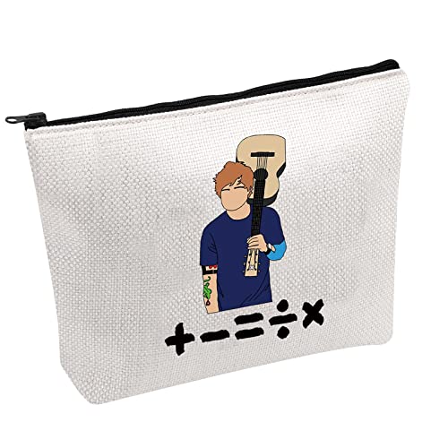 FOTAP Ed Singer Inspired Makeup Bag Ed Subtract Divide Multiply + - x ¡À Merch Music Gift Ed Singer Fan Gift Music Gift Album Gift EdSinger Zipper Pouch (+- singer)