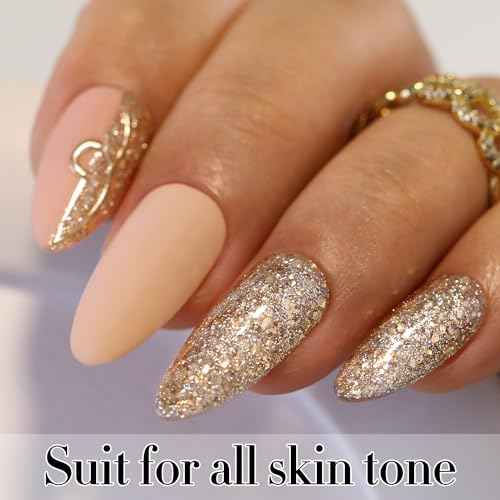 Double Rhythm 15ML Glitter Gel Polish Shimmer Reflective Holographic Color Magnetic for Nail Art Salon DIY at Home (B1117)