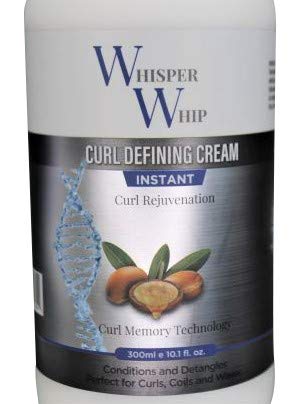Whisper Whip Combo Set - Ultra Hydrating Shampoo, Moisture Balance Conditioner & Curl Defining Cream for All Hair Types