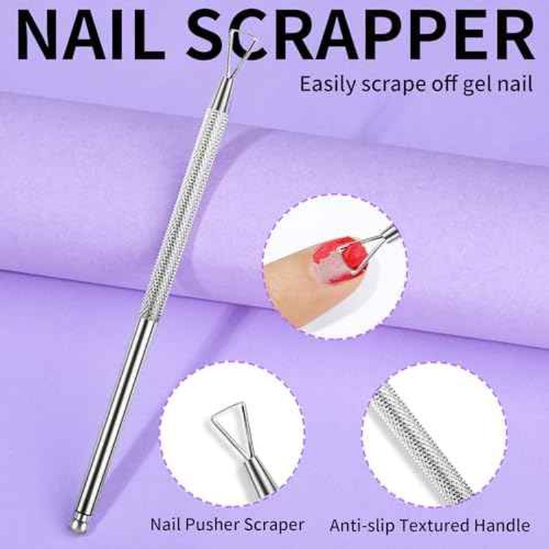 Teenitor Cuticle Remover with Cuticle Pusher and Cuticle Cutter, Cuticle Trimmer Cuticle Nippers Nail Clippers for Women, Pedicure Tools for Fingernails Toenails