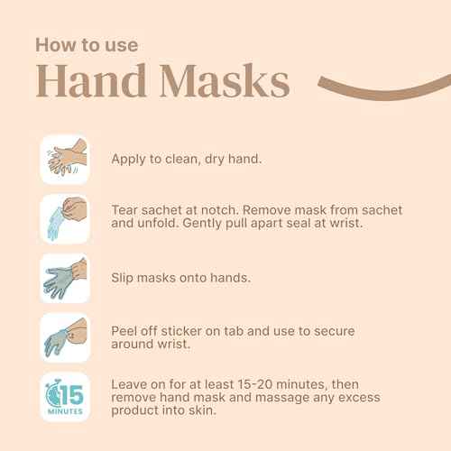 Hand Mask Moisturizing Gloves for Dry Cracked Skin | Hydrating Treatment with Snail Mucin Shea Butter Hyaluronic Acid Bisacolol Vitamin E | Softening Exfoliator for Hands, Repair Glove Mask | 6 Pairs