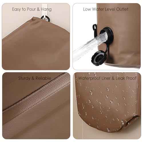 Collapsible Foot Bath Basin with Drainage Hole, Portable Foot Soak Tub with Handles, Travel & Camping Foot Spa Water Bucket