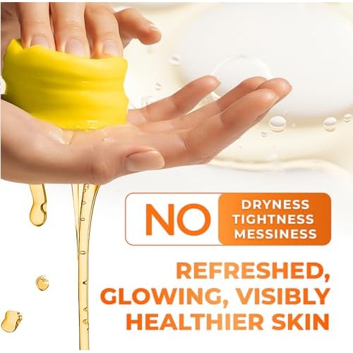 Turmeric Kojic Acid Cleansing Pads (60 pcs), Face Cleansing & Exfoliating for All Skin Types, Hydrating Turmeric Pads with Hyaluronic Acid, Vitamin C for a Radiant Look, Ideal Christmas Gift.