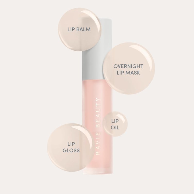 Ravie Beauty Lip Renewal Treatment Oil – Deeply Hydrating, Non-Sticky, and Restorative Lip Serum – Repairs Dry, Chapped Lips – Balm, Gloss & Mask Hybrid – Non-Sticky, Long-Lasting Shine