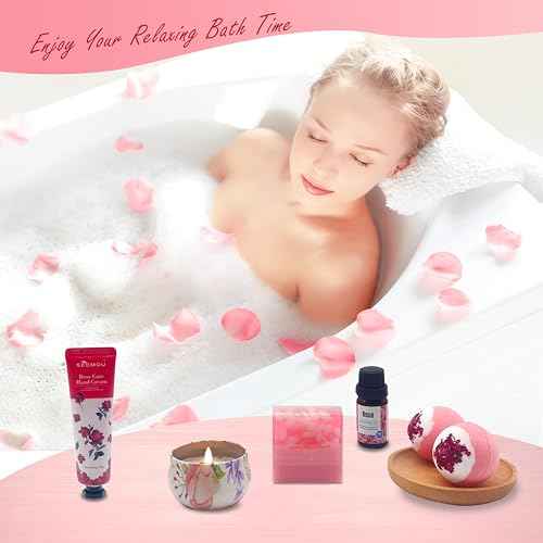 Birthday Gifts for Women, Spa Gift Sets for Women, Bath Set Self Care Package for Her, Get Well Soon Gift Basket for Best Friends Mum Sister, Graduation Gift Thinking You Gift Box
